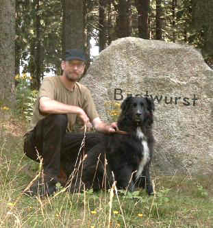 Chris mit Jerry auf der "Bratwurst"
